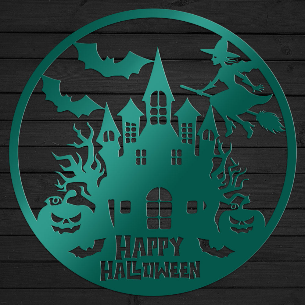 Happy Halloween Metal Sign