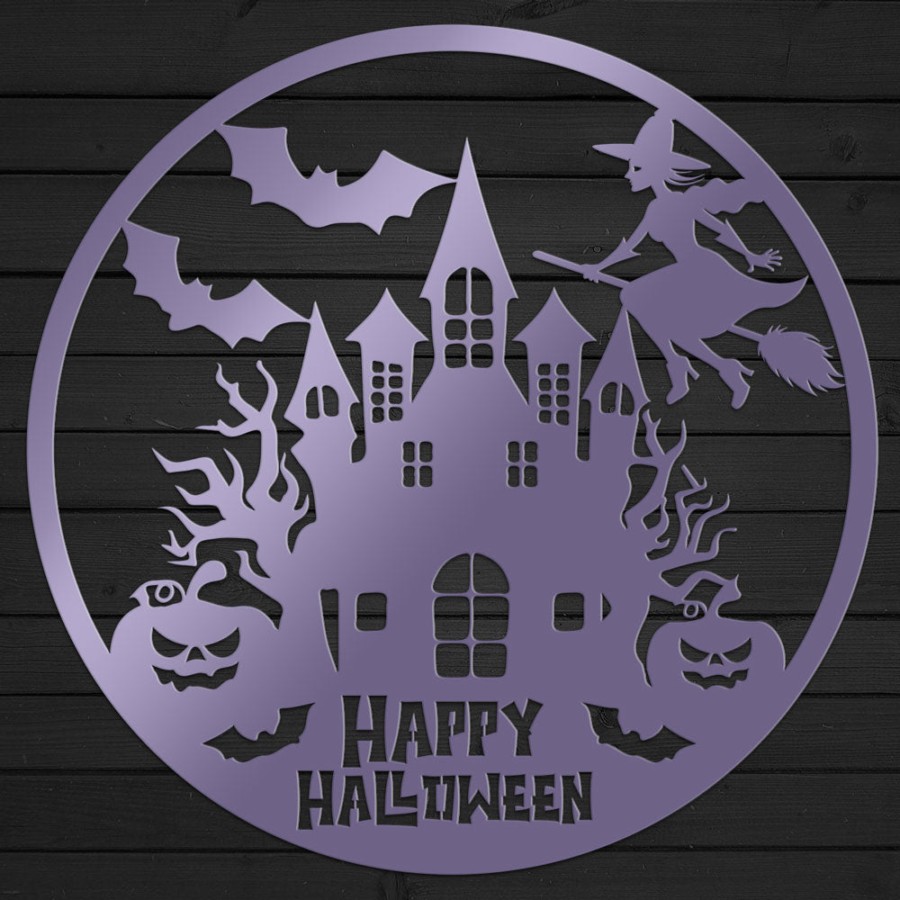 Happy Halloween Metal Sign