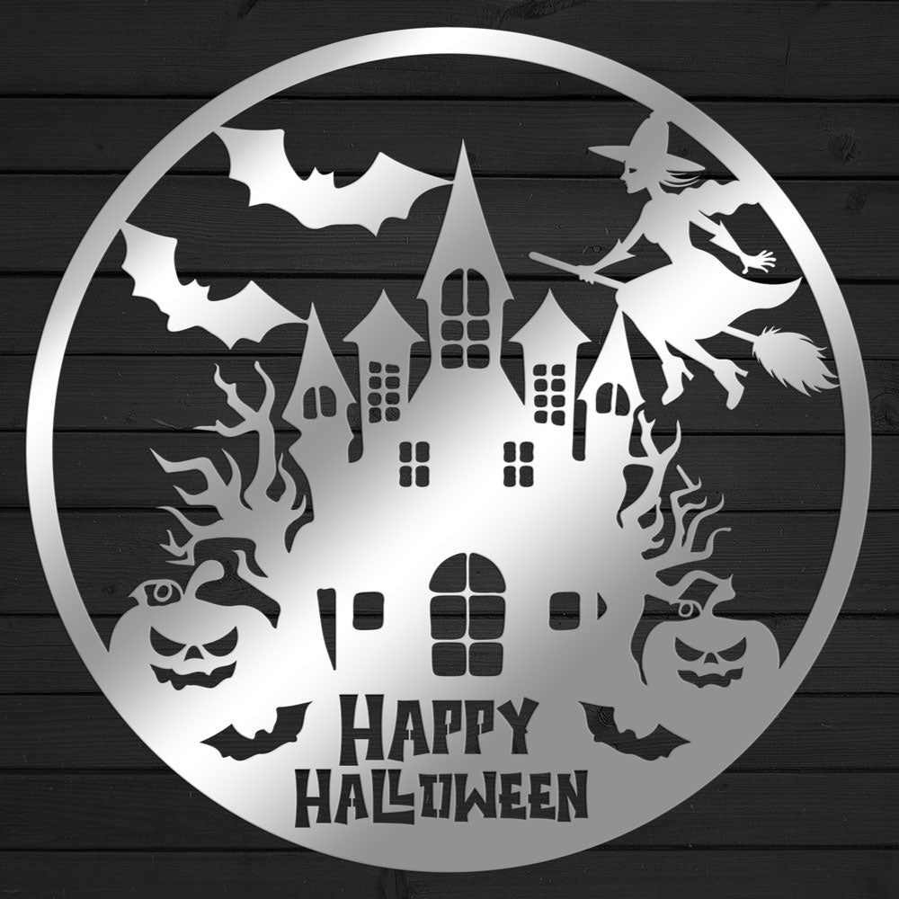Happy Halloween Metal Sign