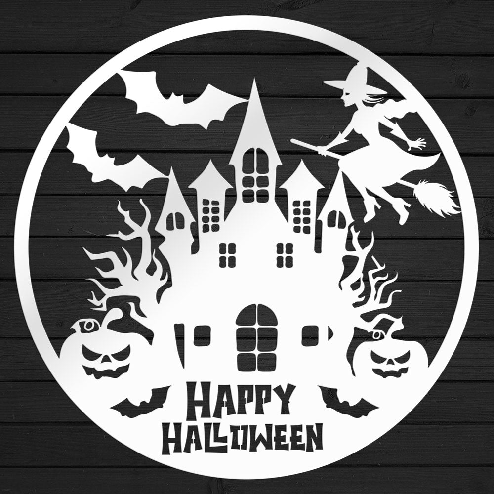 Happy Halloween Metal Sign