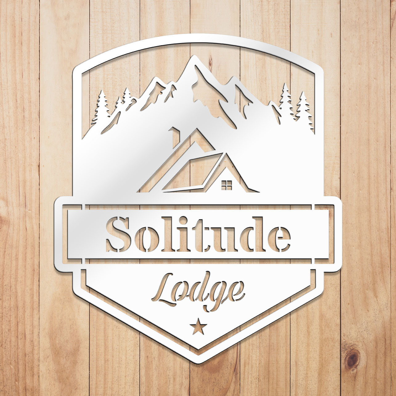 Mountain House Metal Sign