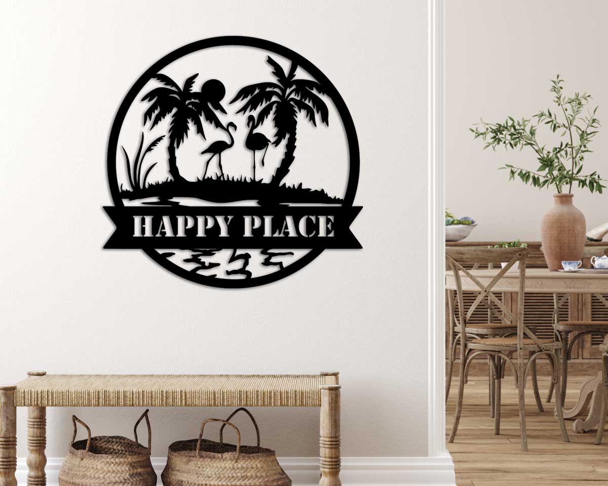 Beach Flamingo Sign