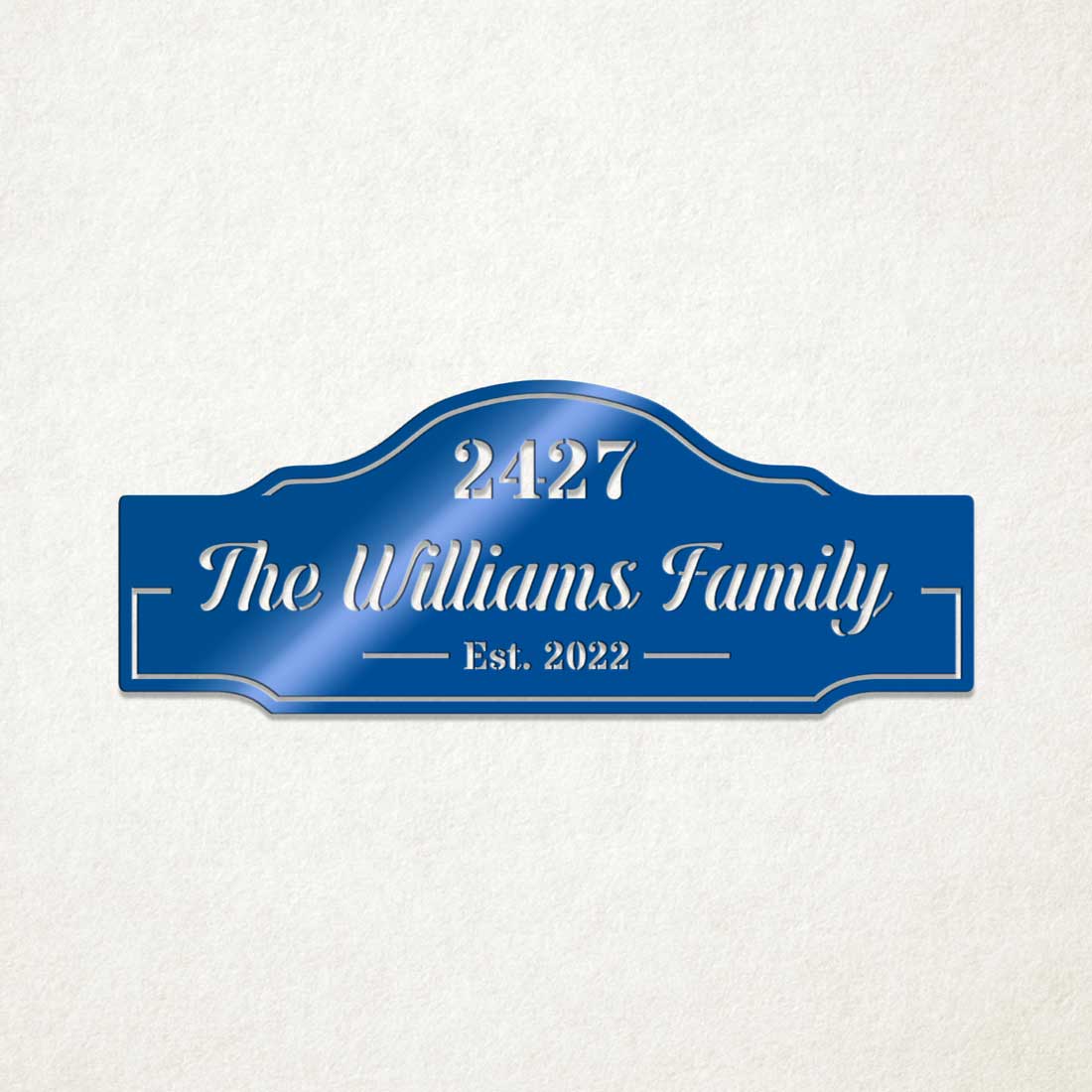Family Name & House Address Sign