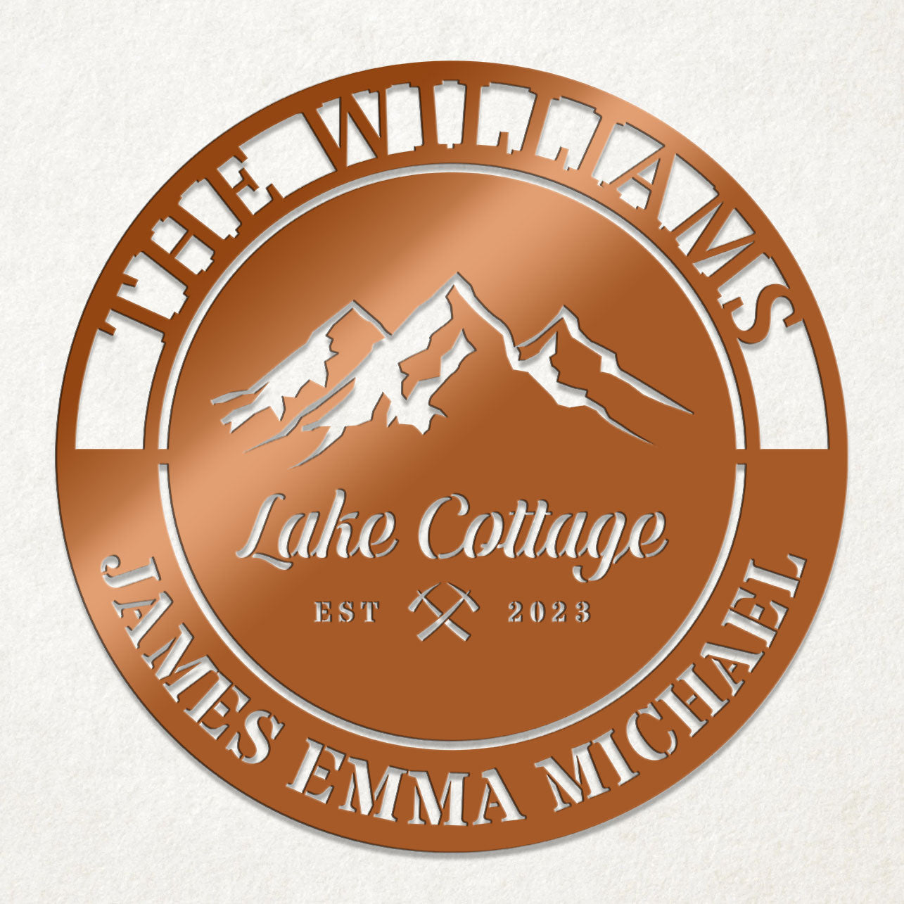 Outdoor Mountain House Sign