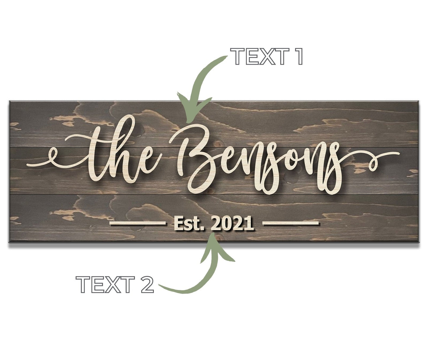 Classic Family Name Sign Craftmysign