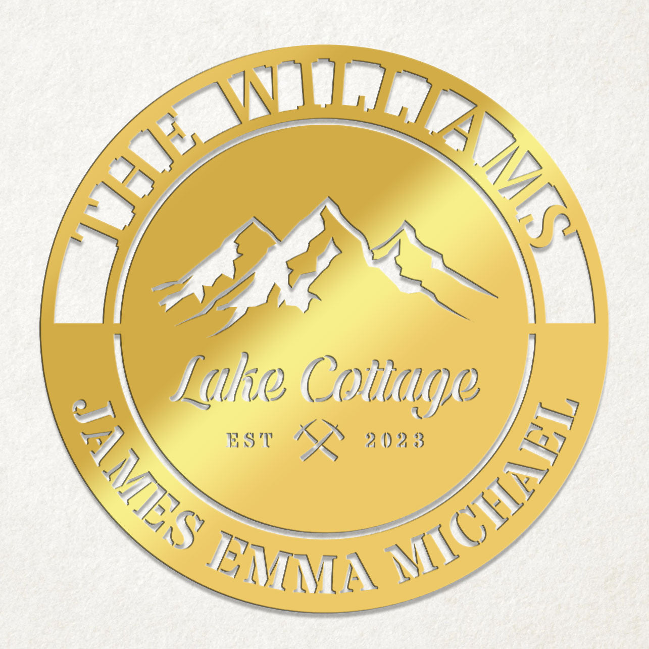 Outdoor Mountain House Sign