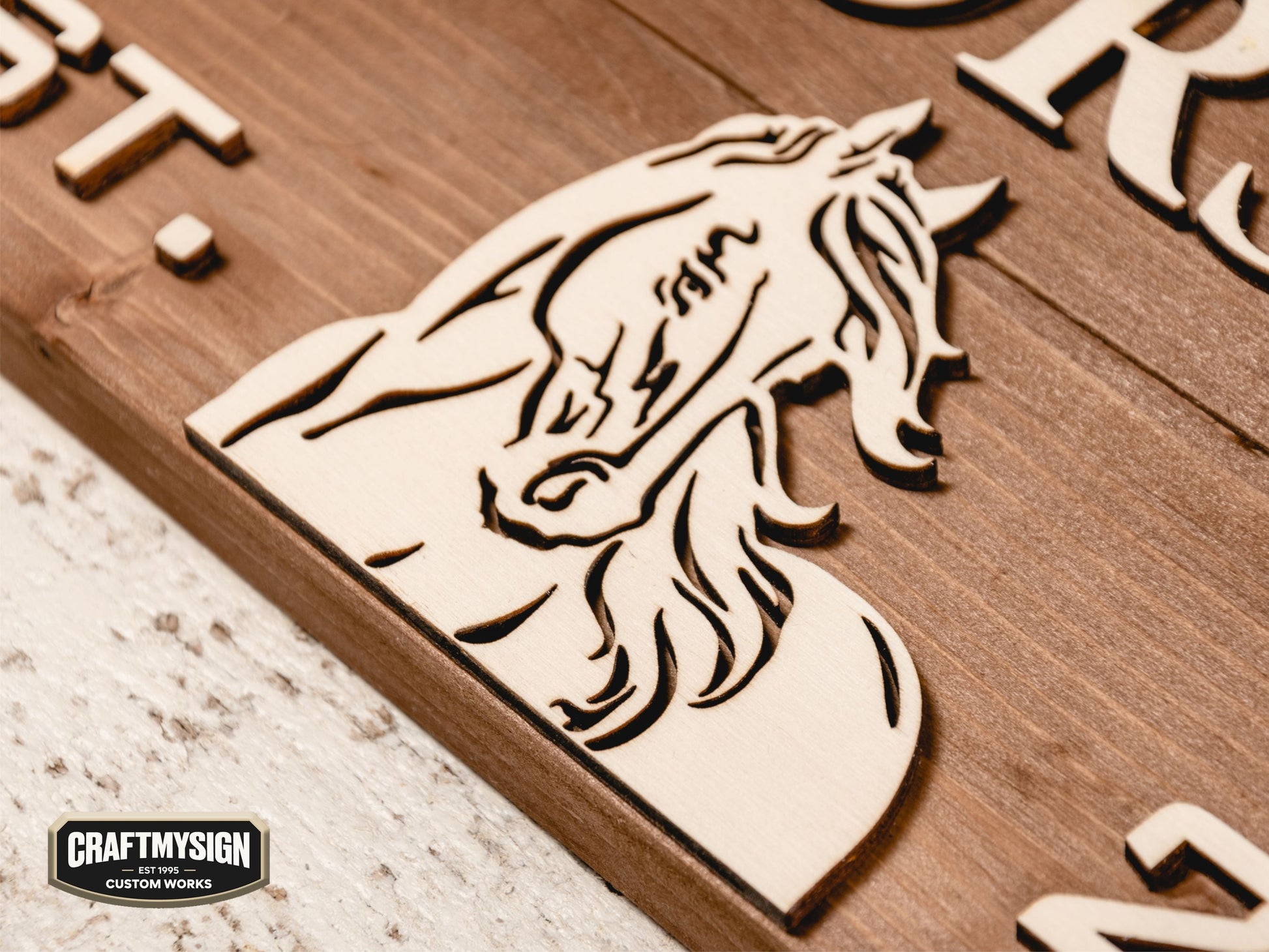 Ranch Sign Woodform Artcrafts