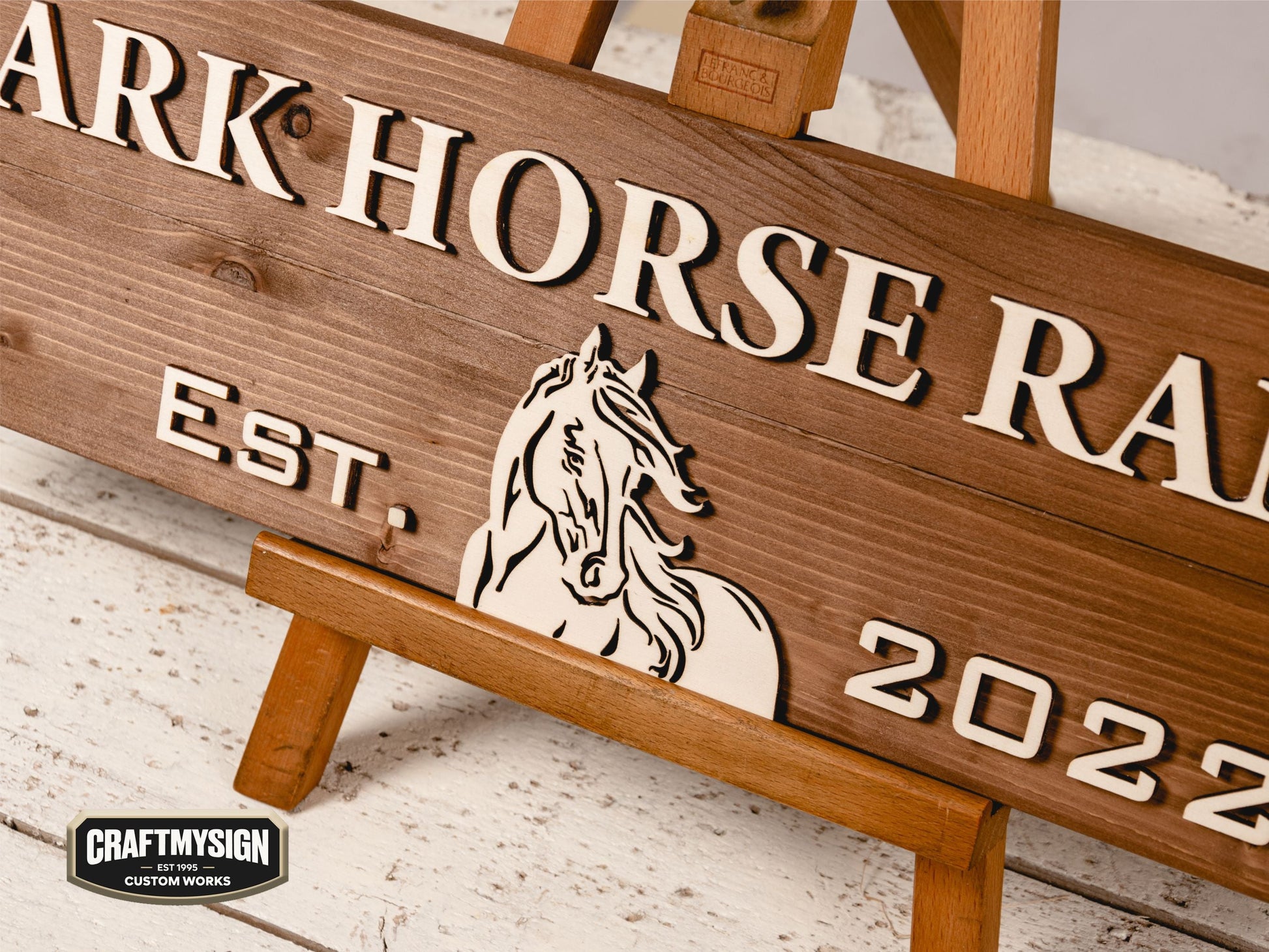 Ranch Sign Woodform Artcrafts