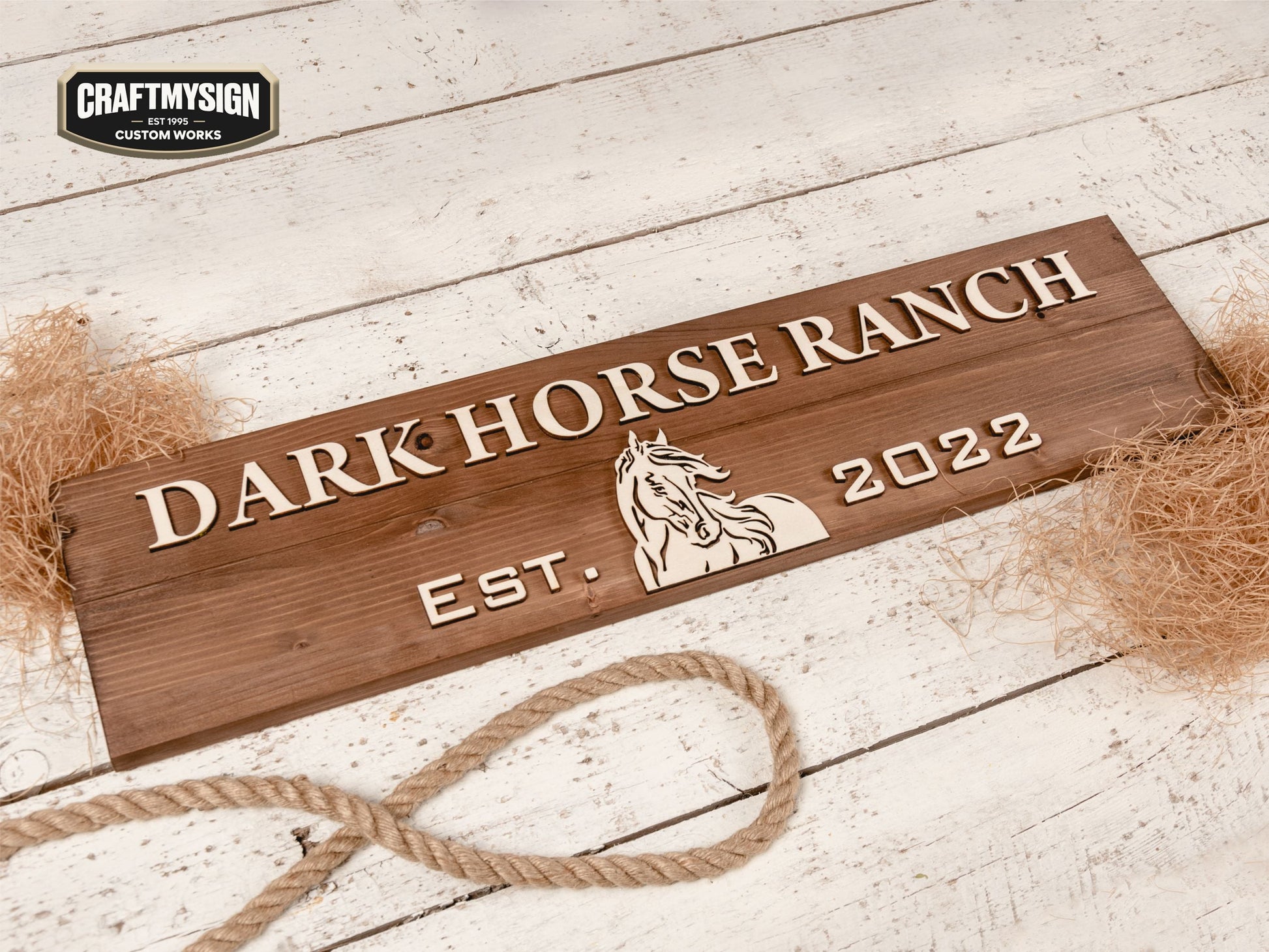 Ranch Sign Woodform Artcrafts