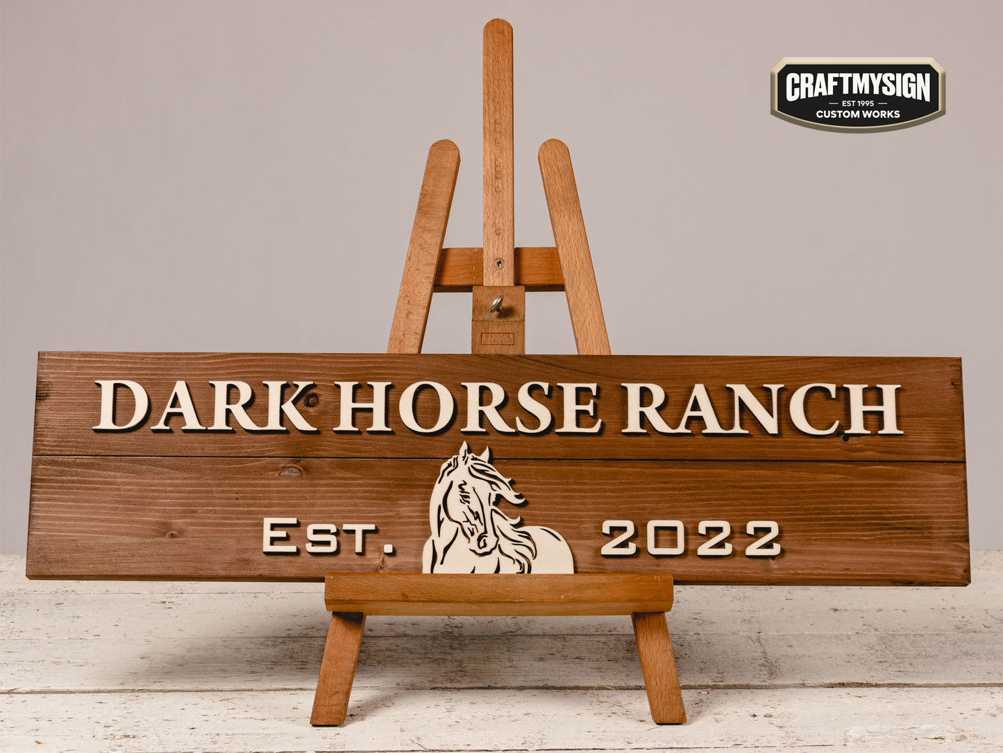 Ranch Sign Woodform Artcrafts