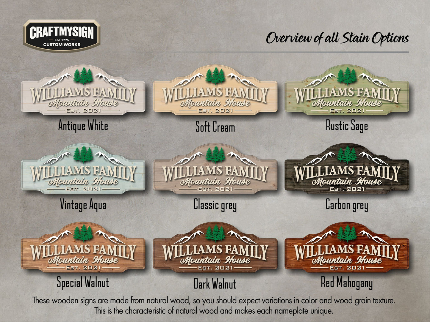Mountain House Sign Craftmysign