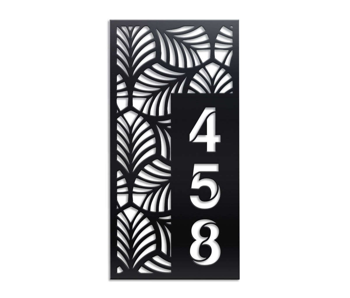 Vertical House Number Sign 1