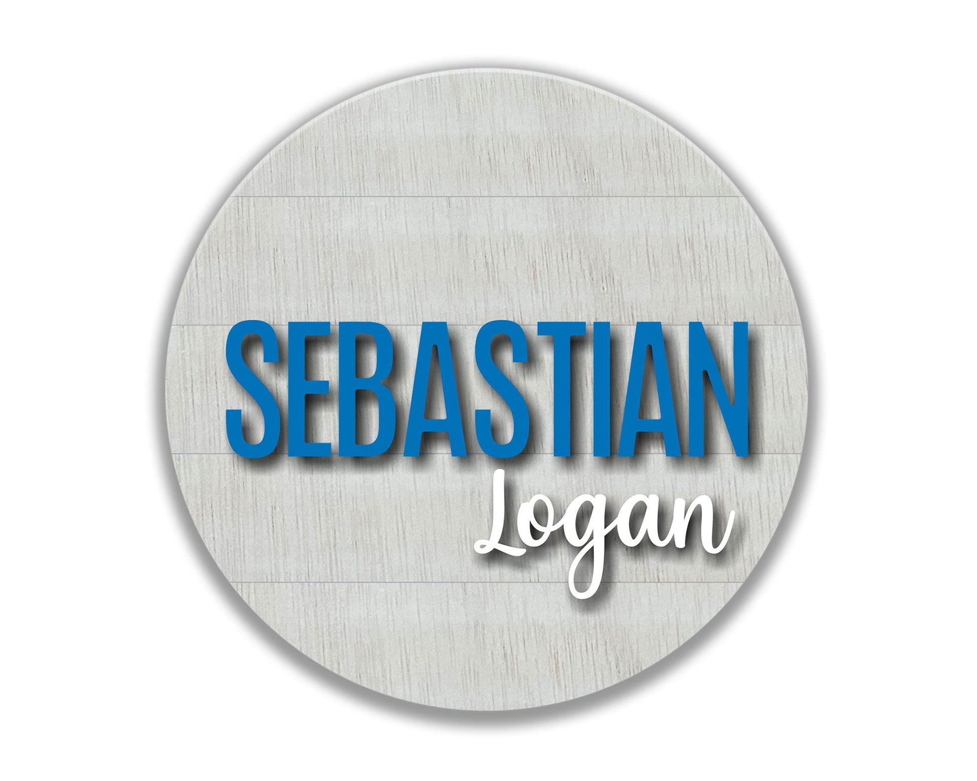 Rounded Nursery Name Sign Craftmysign