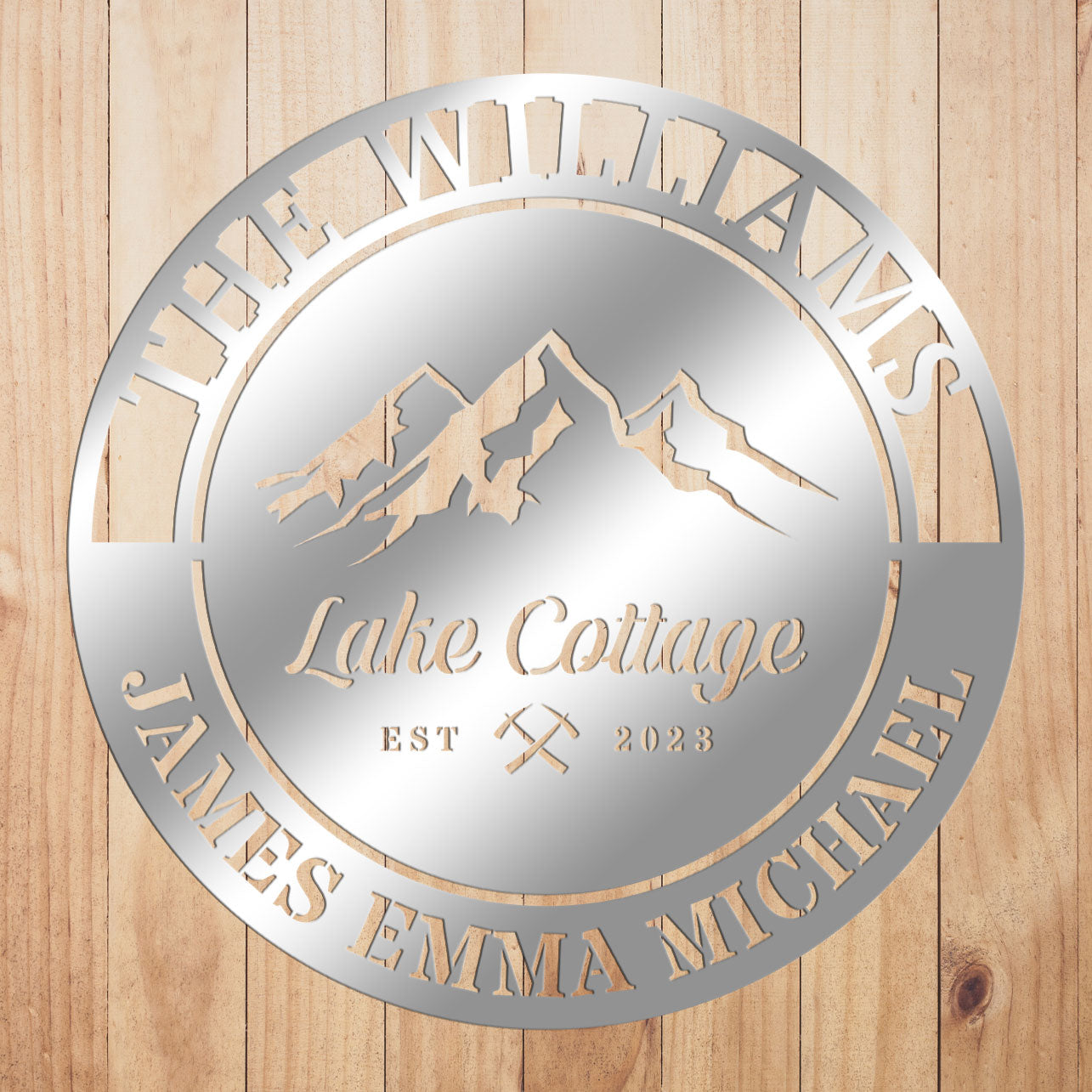 Outdoor Mountain House Sign