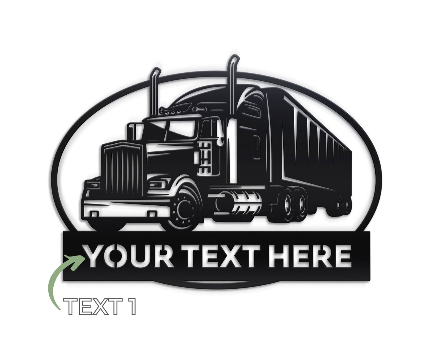 Peterbilt Truck Sign 3 Metal Signs Craftmysign