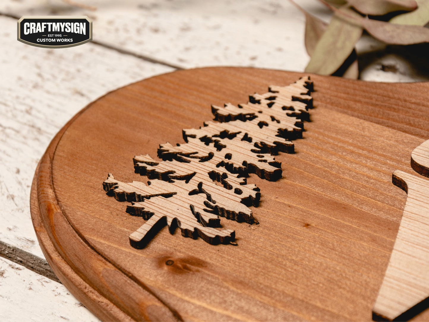 Mountain Family Name Sign Craftmysign