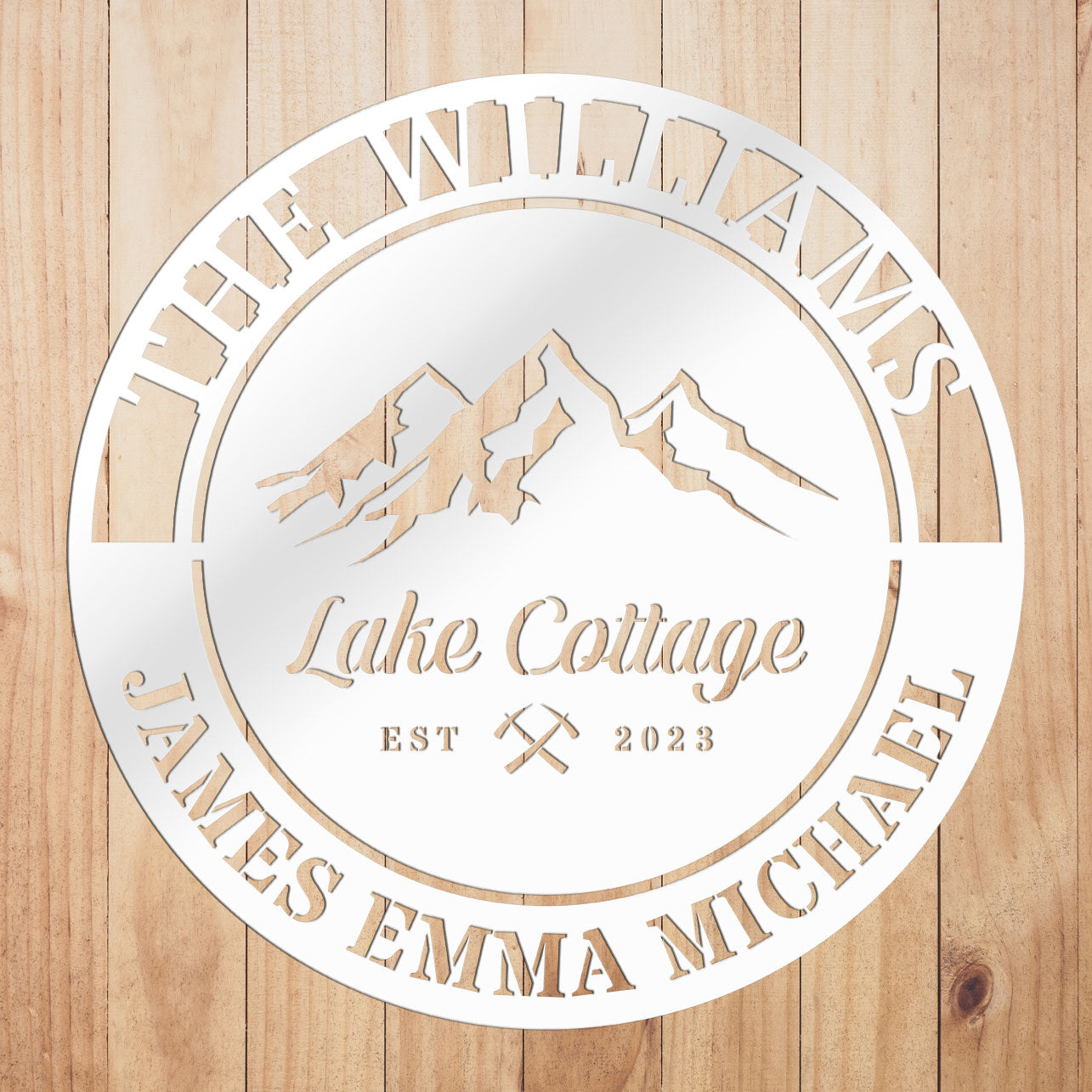 Outdoor Mountain House Sign