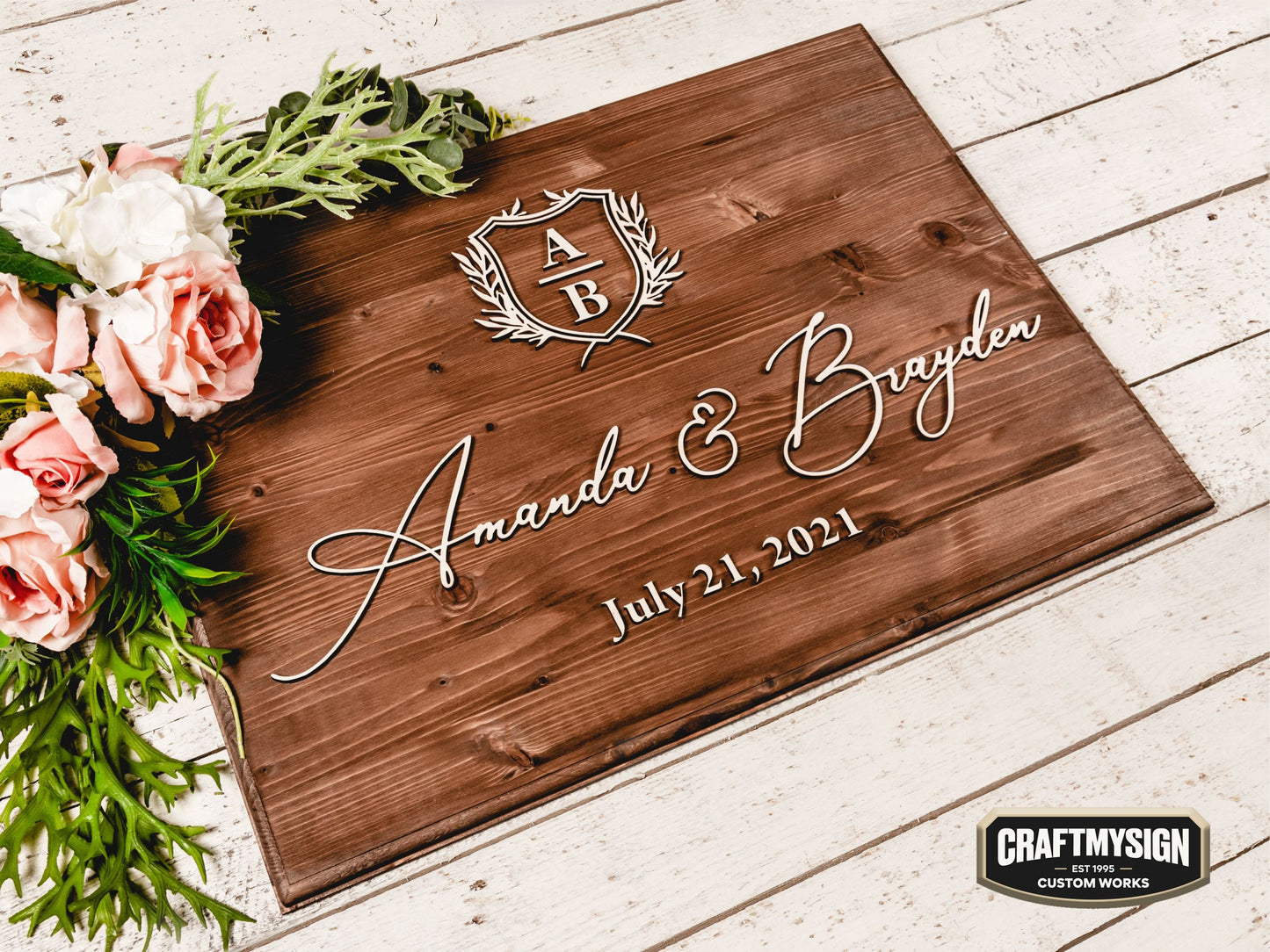 Welcome Wedding Sign Wooden Sign Craftmysign