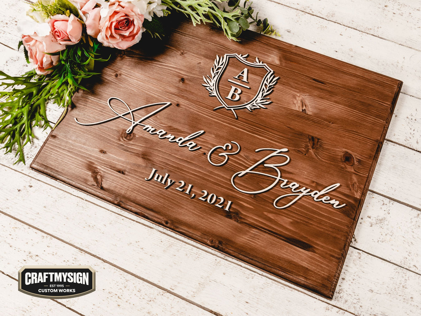 Welcome Wedding Sign Wooden Sign Craftmysign