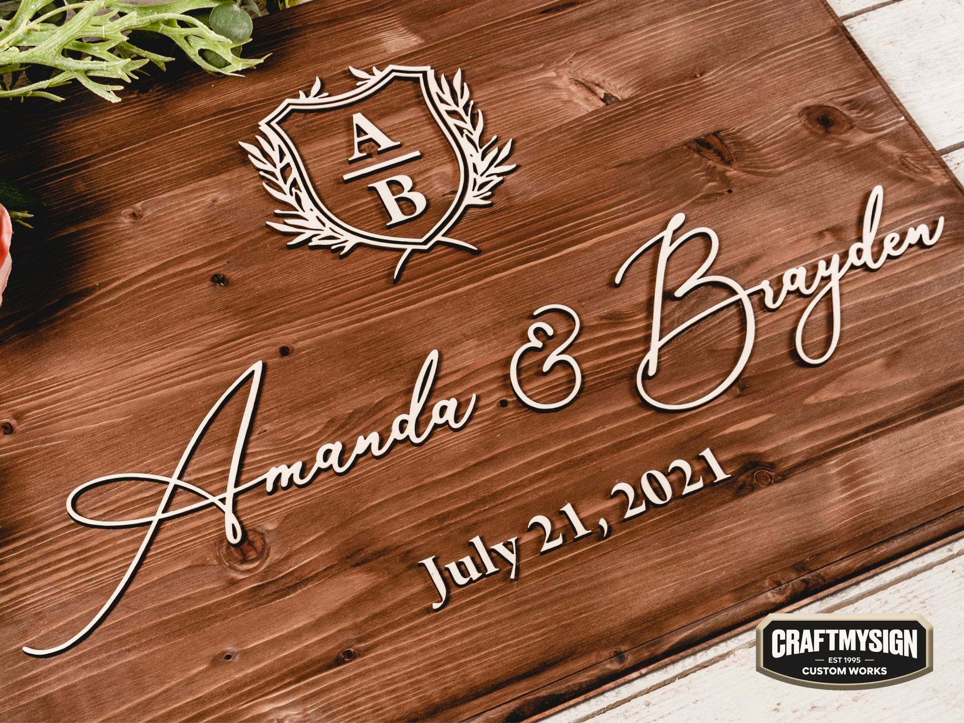 Welcome Wedding Sign Wooden Sign Craftmysign