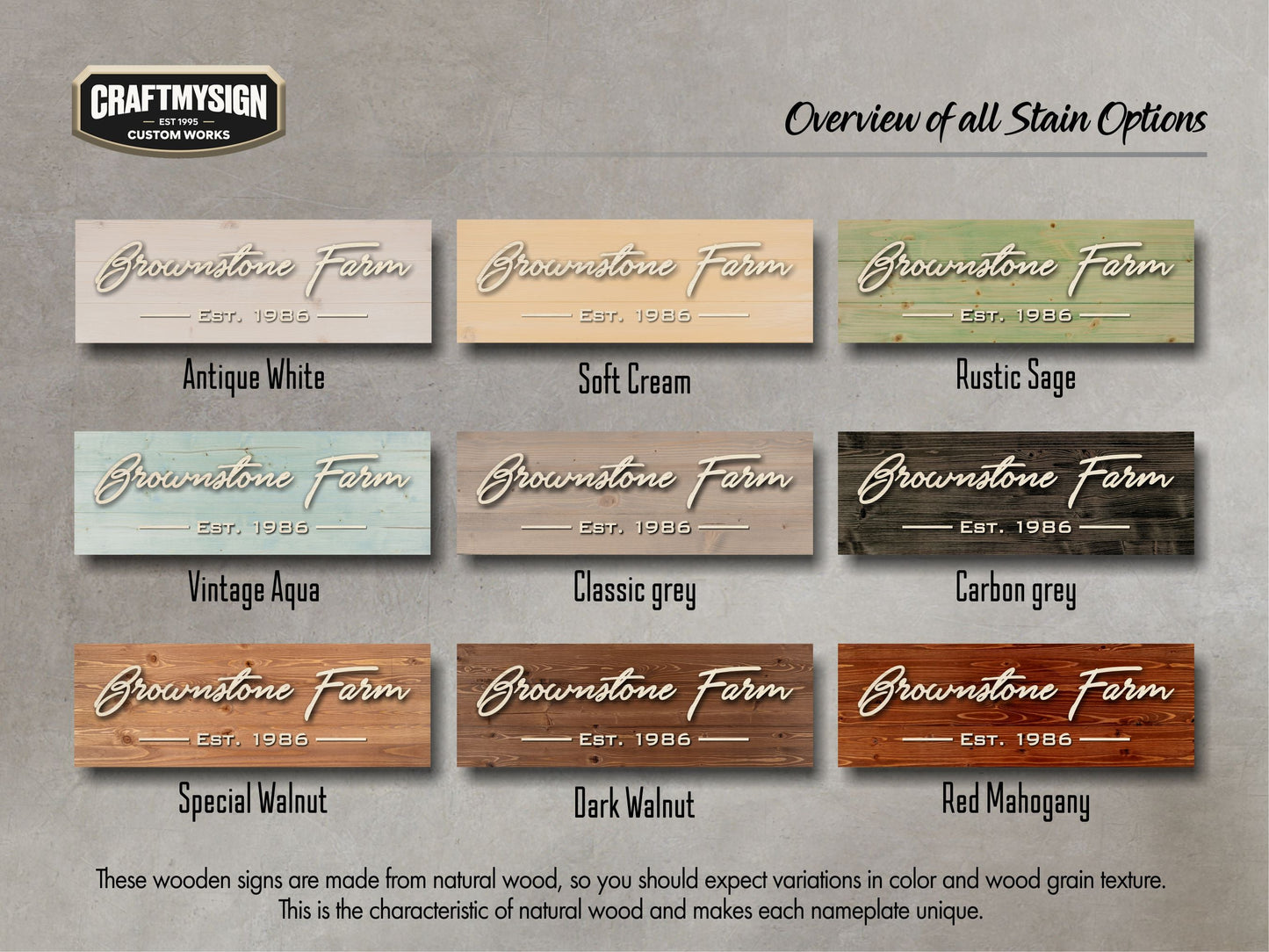 Custom Wooden Sign Craftmysign