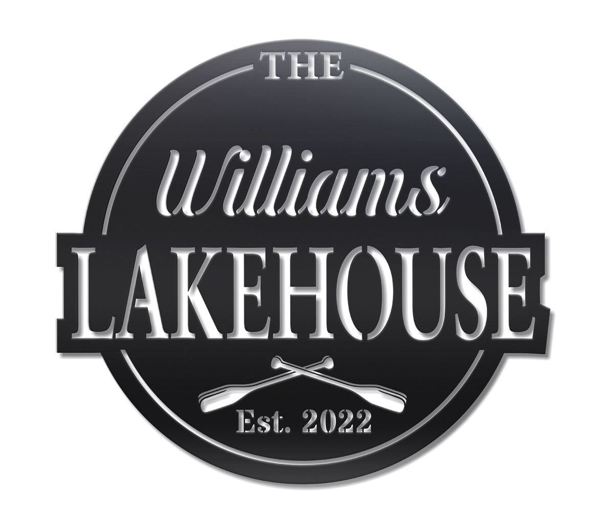 Lakehouse Metal Sign