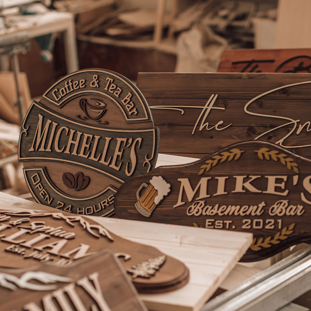 Wooden Signs Collection