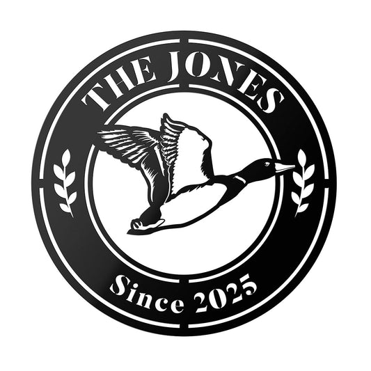 Duck Metal Sign
