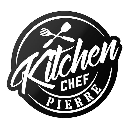 Kitchen Chef Metal Sign