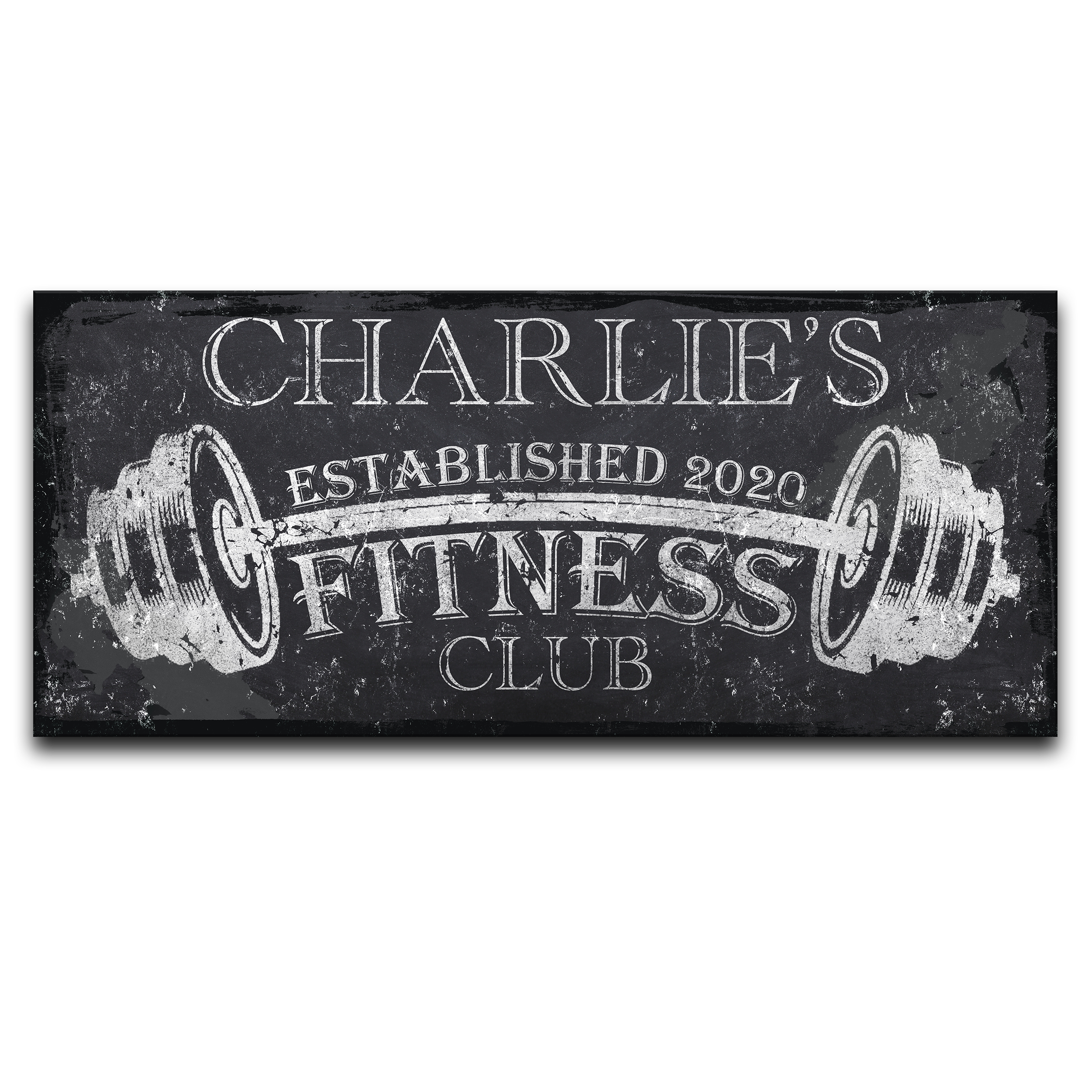 Performance Club Sign Fitness Club - Custom Canvas Art – Craft My Sign