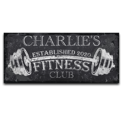 Fitness Club - Canvas Art