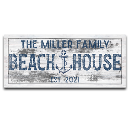 Beach House - Canvas Art