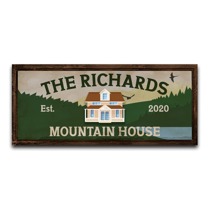 Mountain House - Canvas Art