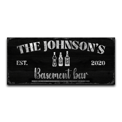 Basement Bar - Canvas Art