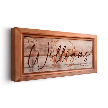Family Sign II - Canvas Art