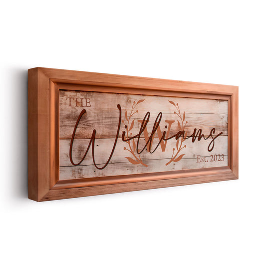 Family Sign II - Canvas Art