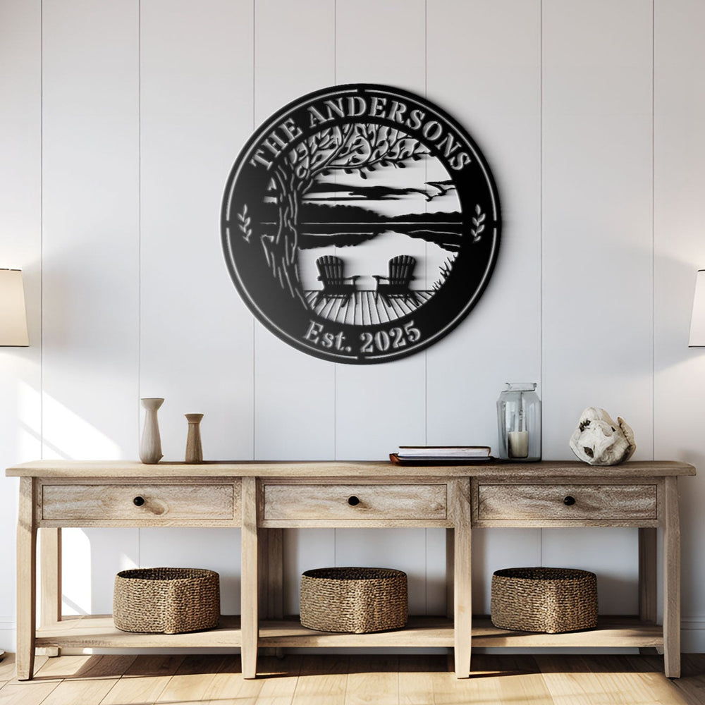 Adirondack Retreat Metal Sign