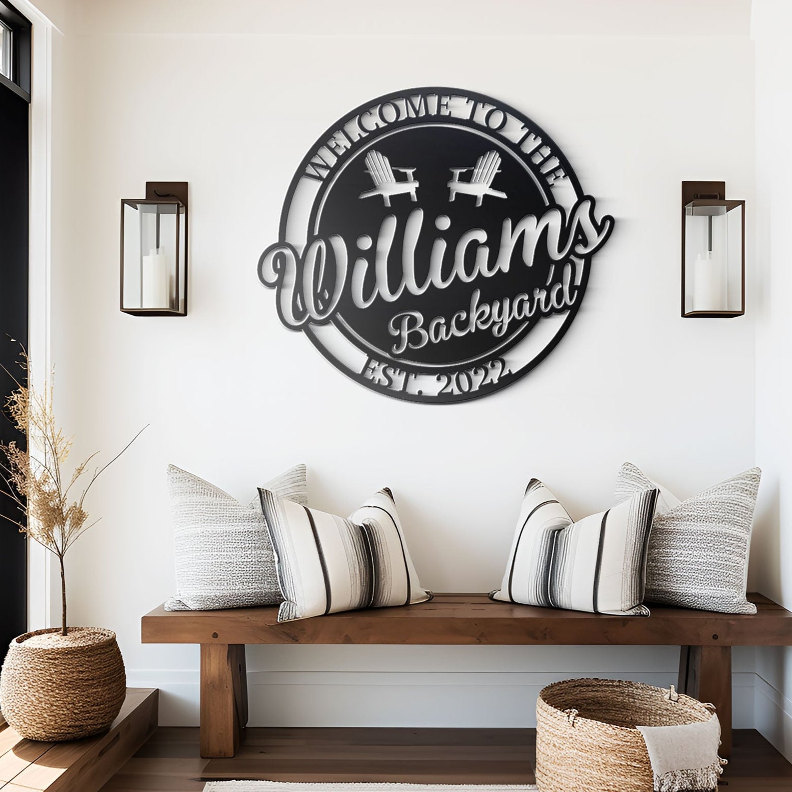 Custom Backyard Metal Sign by Craftmysign – Craft My Sign