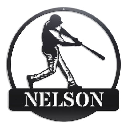 Baseball Player Sign