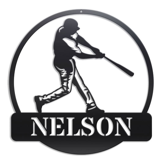 Baseball Player Sign