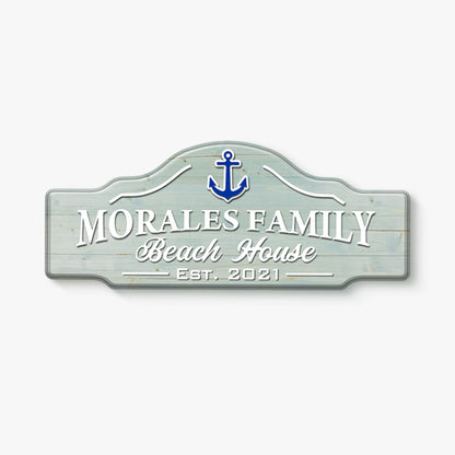 Beach House Sign