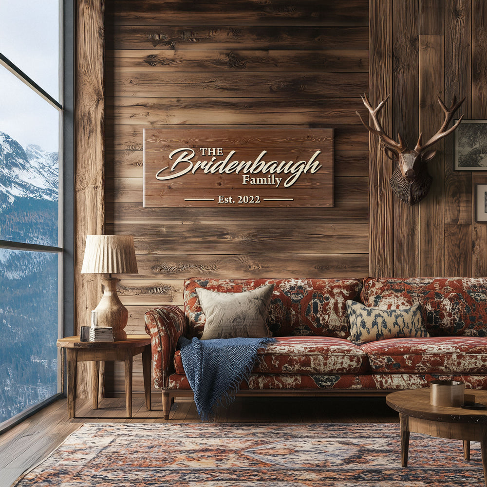 
                  
                    Custom Wooden Sign - Bridenbaugh
                  
                