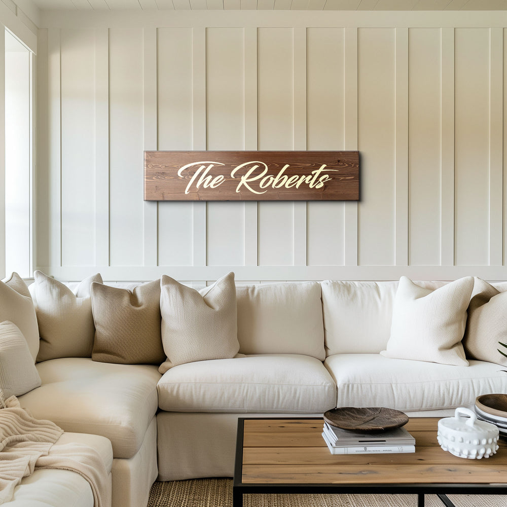 
                  
                    Custom Wooden Sign
                  
                