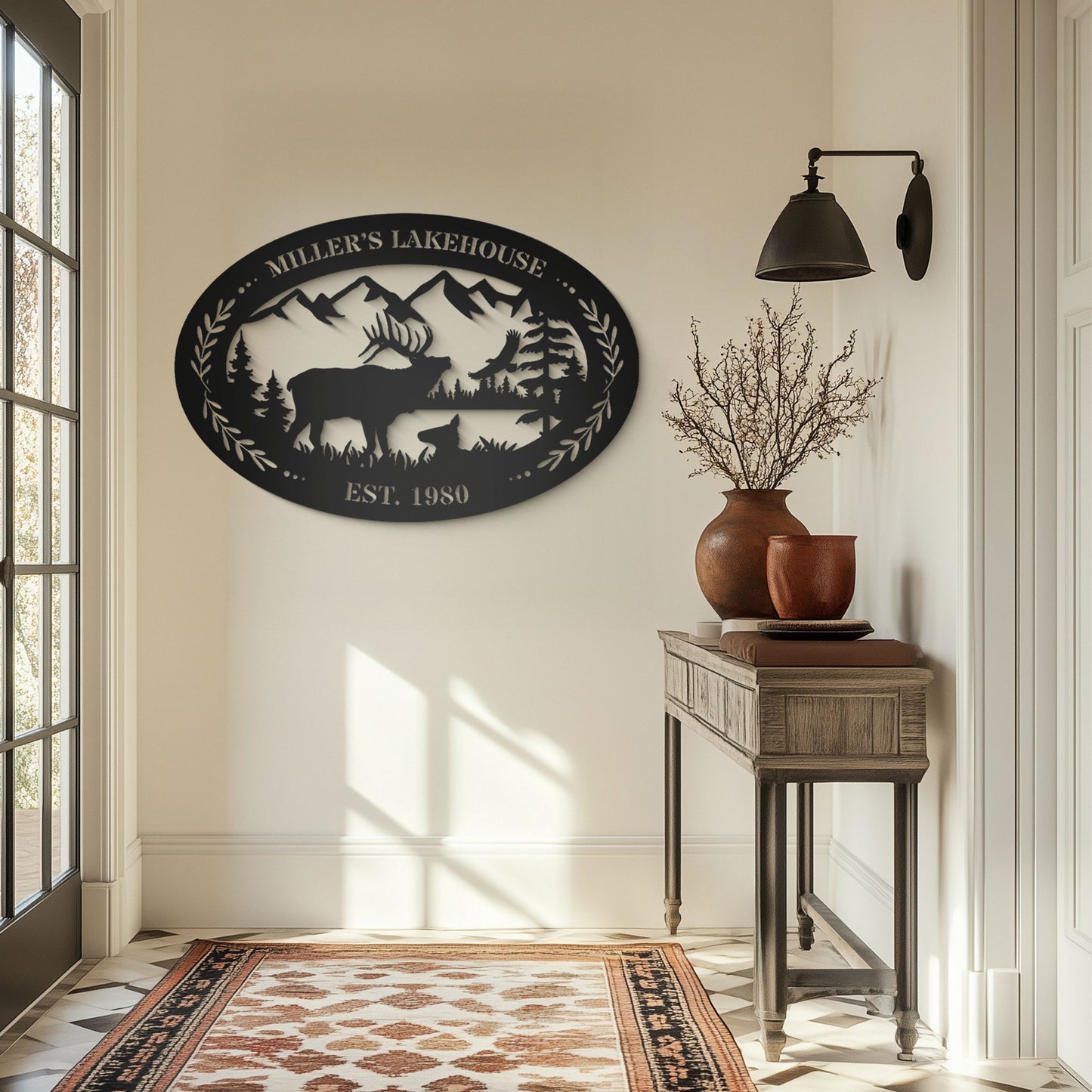 
                  
                    Elk Outdoor Oval Metal Sign
                  
                