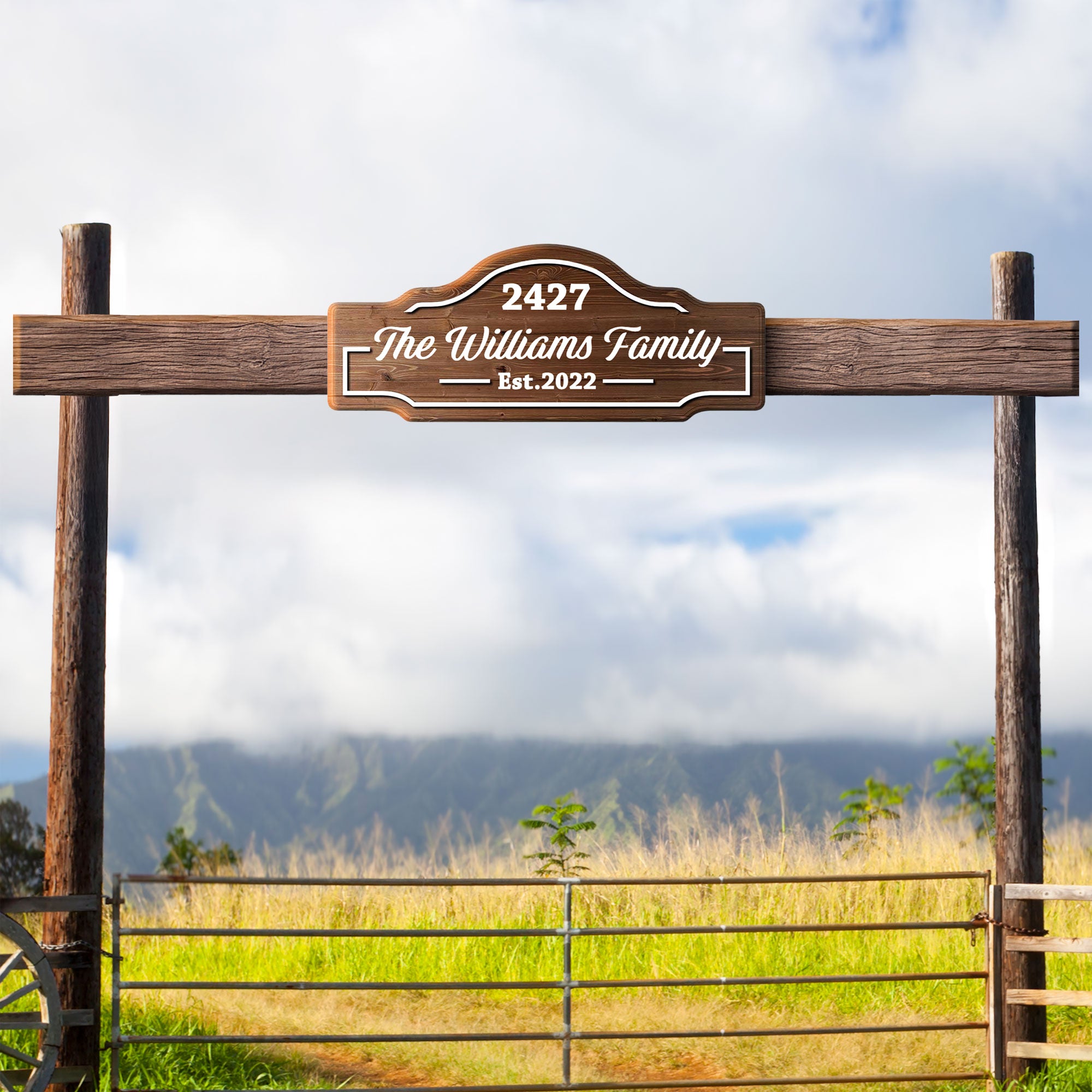 Custom Address Wooden Sign by Craftmysign.com – Craft My Sign