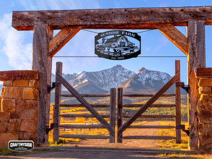 Family Farm Metal Sign