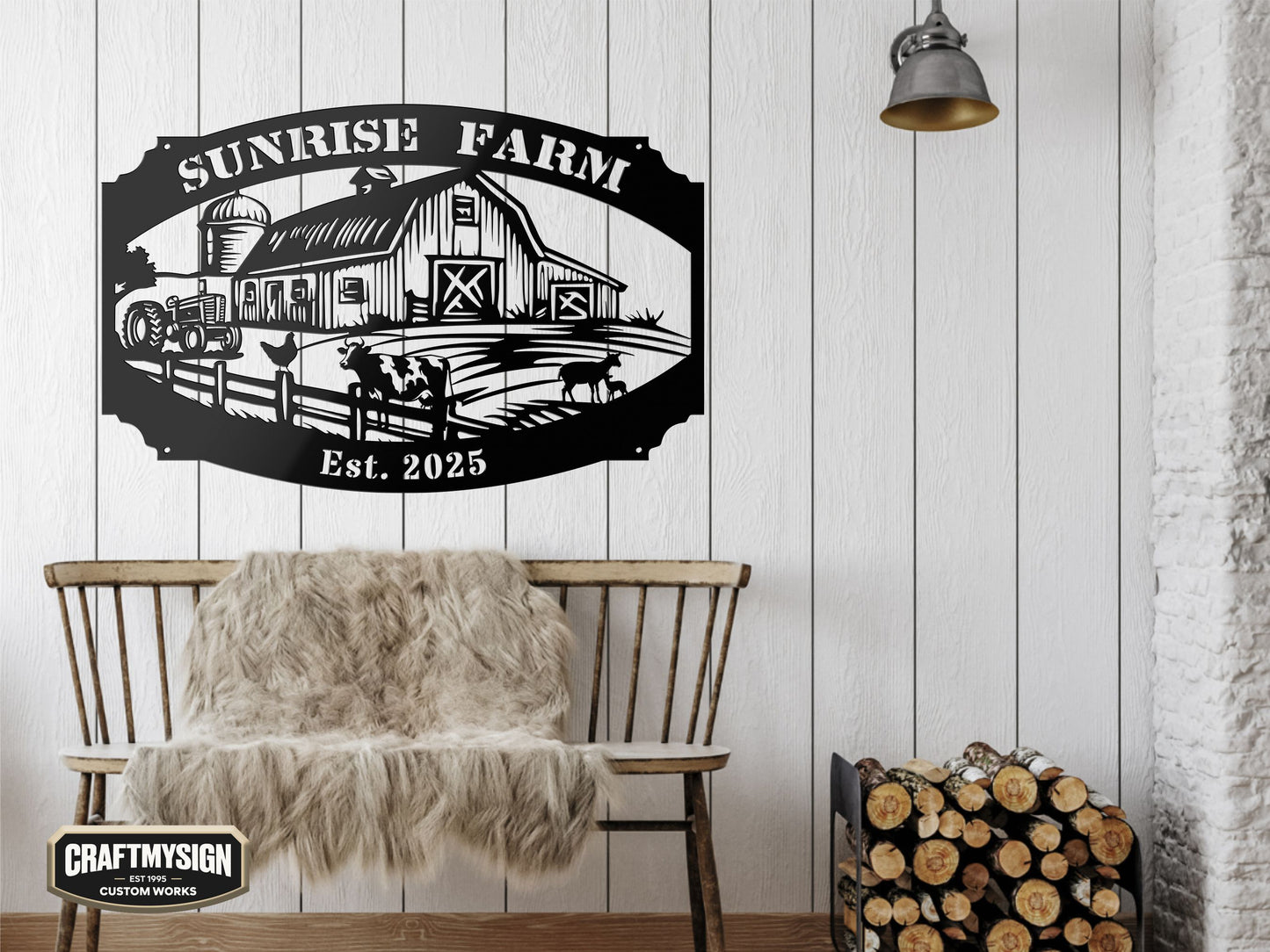 Family Farm Metal Sign