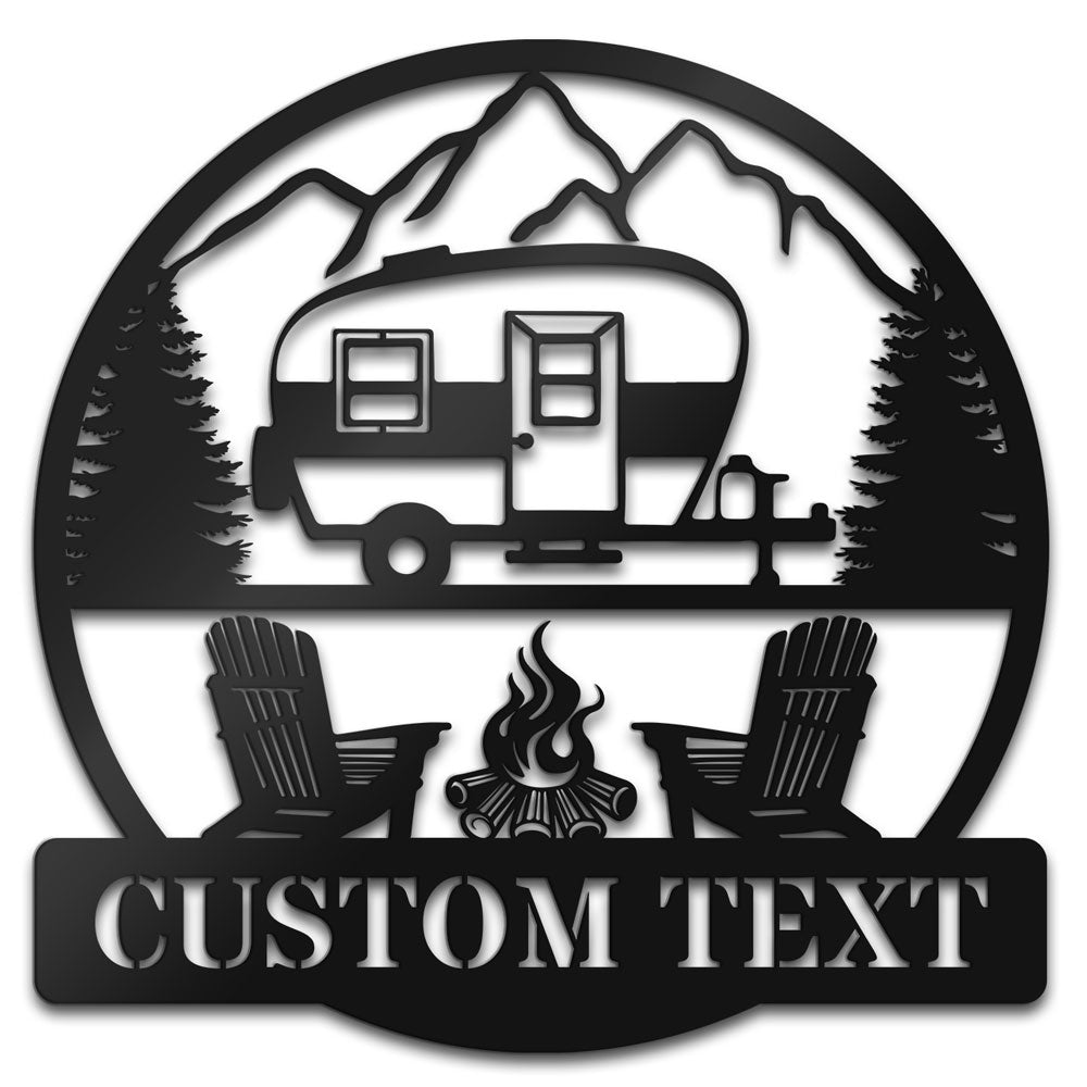 Camper Custom Outdoor Metal Sign by Craftmysign – Craft My Sign