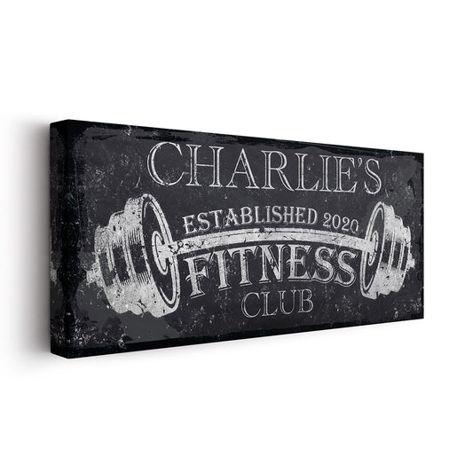 Fitness Club - Canvas Art