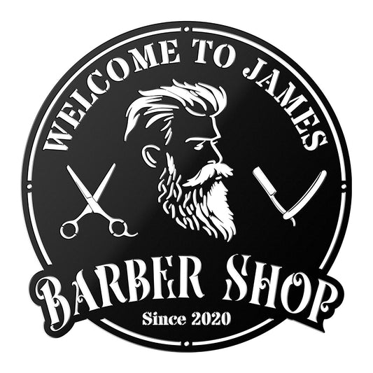 Barber Shop I Metal Sign